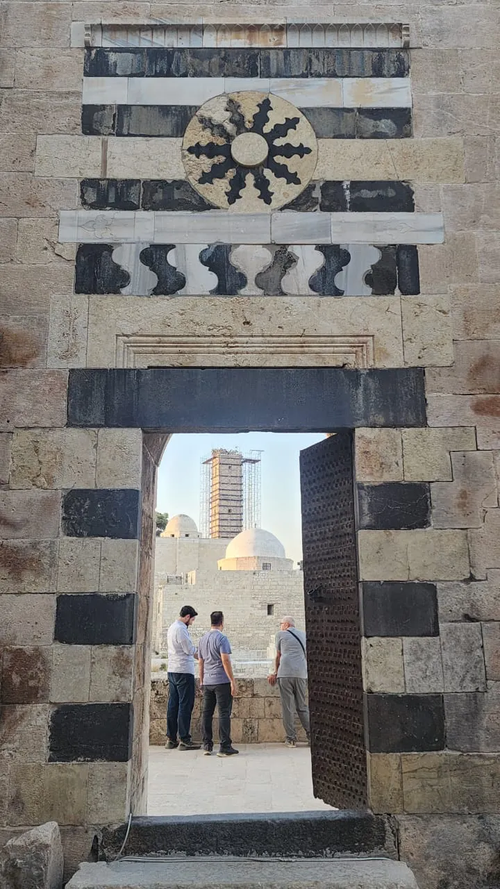 رسم و تبسيط زخارف من قلعة حلب